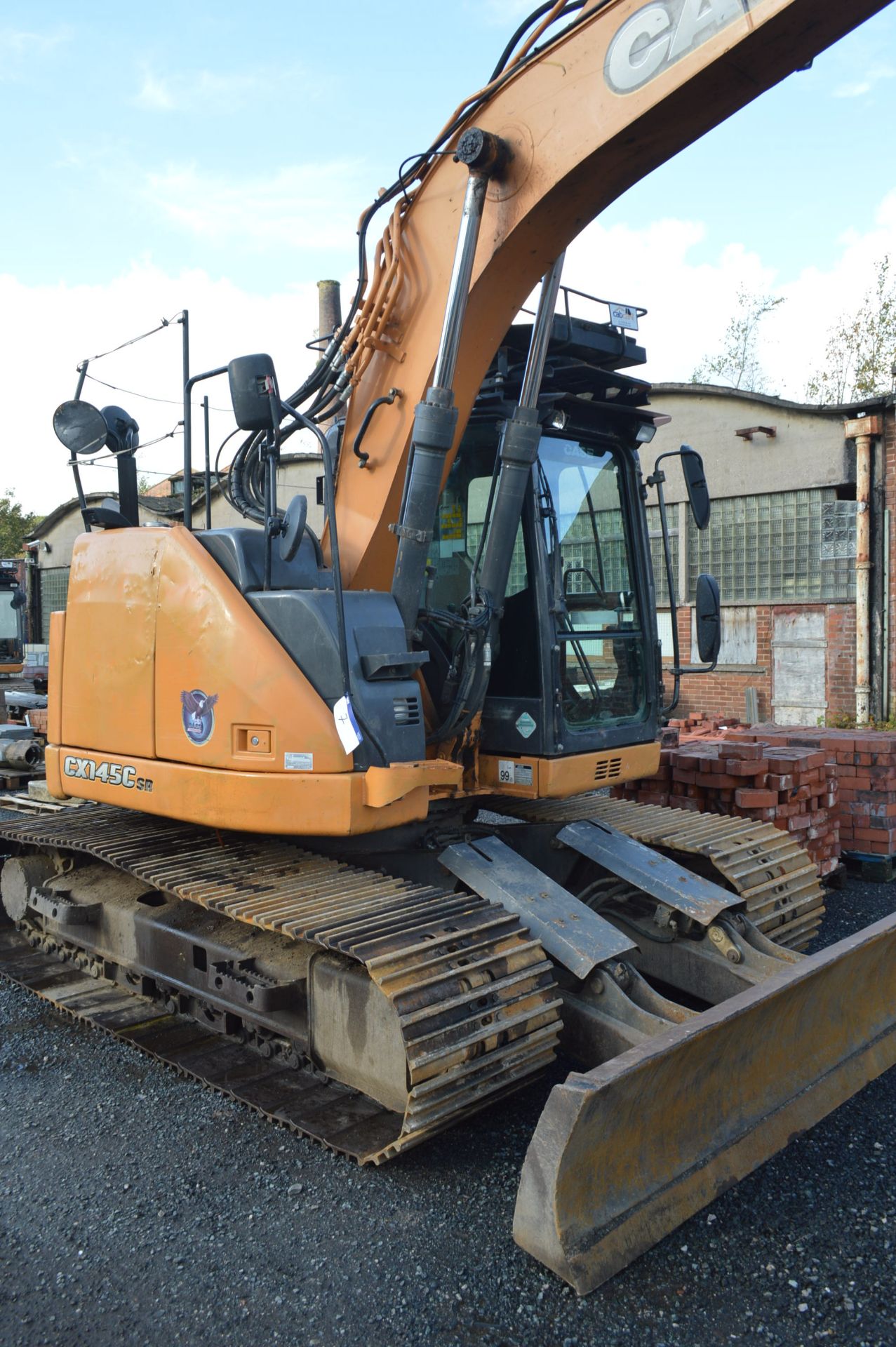 Case CX145C SR Tracked Excavator, identification no. DCH145R6NEE6EL227, year of manufacture 2014, - Image 3 of 7