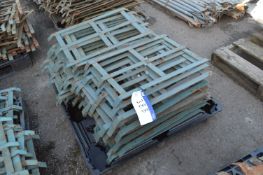 Approx. 25 Fence Panel Feet, as set out on pallet