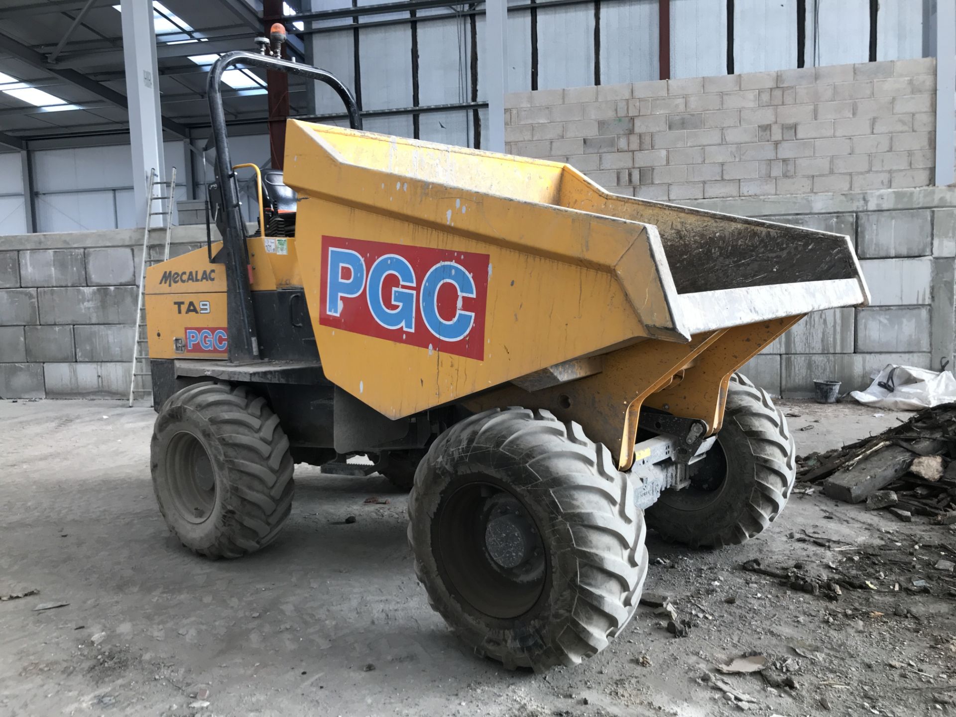 Mecalac TA9 9 Tonne Dumper, VIN no. SLBD1DJ0EJ6PS5279, year of manufacture 2018, indicated hours 336