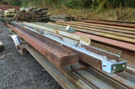 Assorted Steel Sections, up to approx. 5.7m long, as set out in two areas