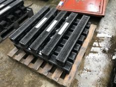 Eight Drain Channels, as set out on pallet
