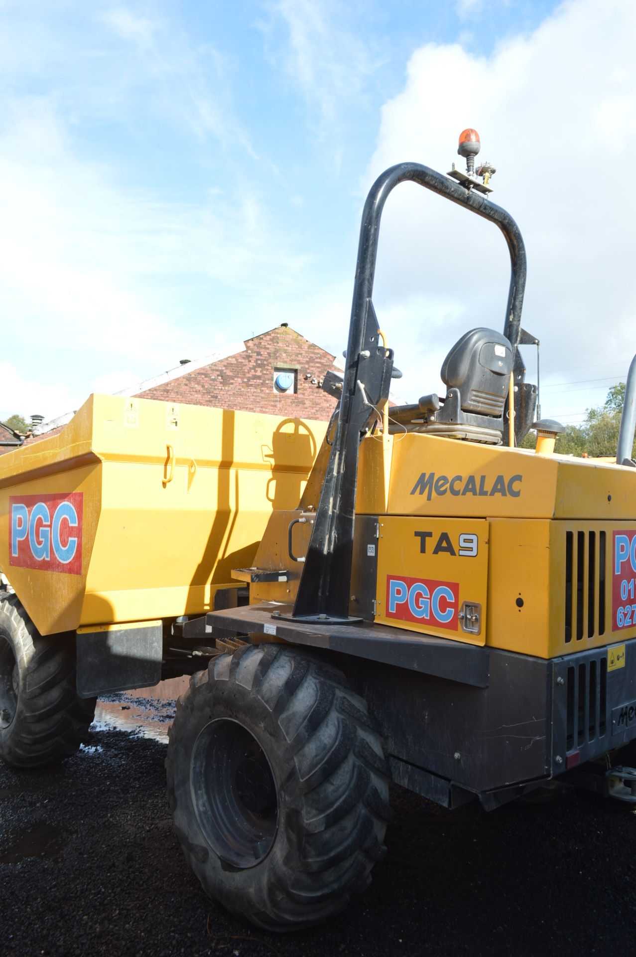 Mecalac TA9 9 Tonne Dumper, VIN no. SLBD1DJ0EJ6PS5279, year of manufacture 2018, indicated hours 336 - Image 5 of 5