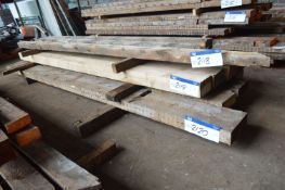Four Timber Lengths, up to approx. 3.5m long