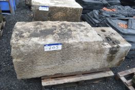 Stone Block, approx. 1.75m x 600mm x 600mm, as set out on pallet