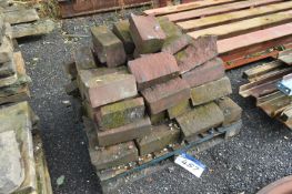 Assorted Bricks, mainly approx. 300mm x 130mm x 180mm, as set out on one pallet