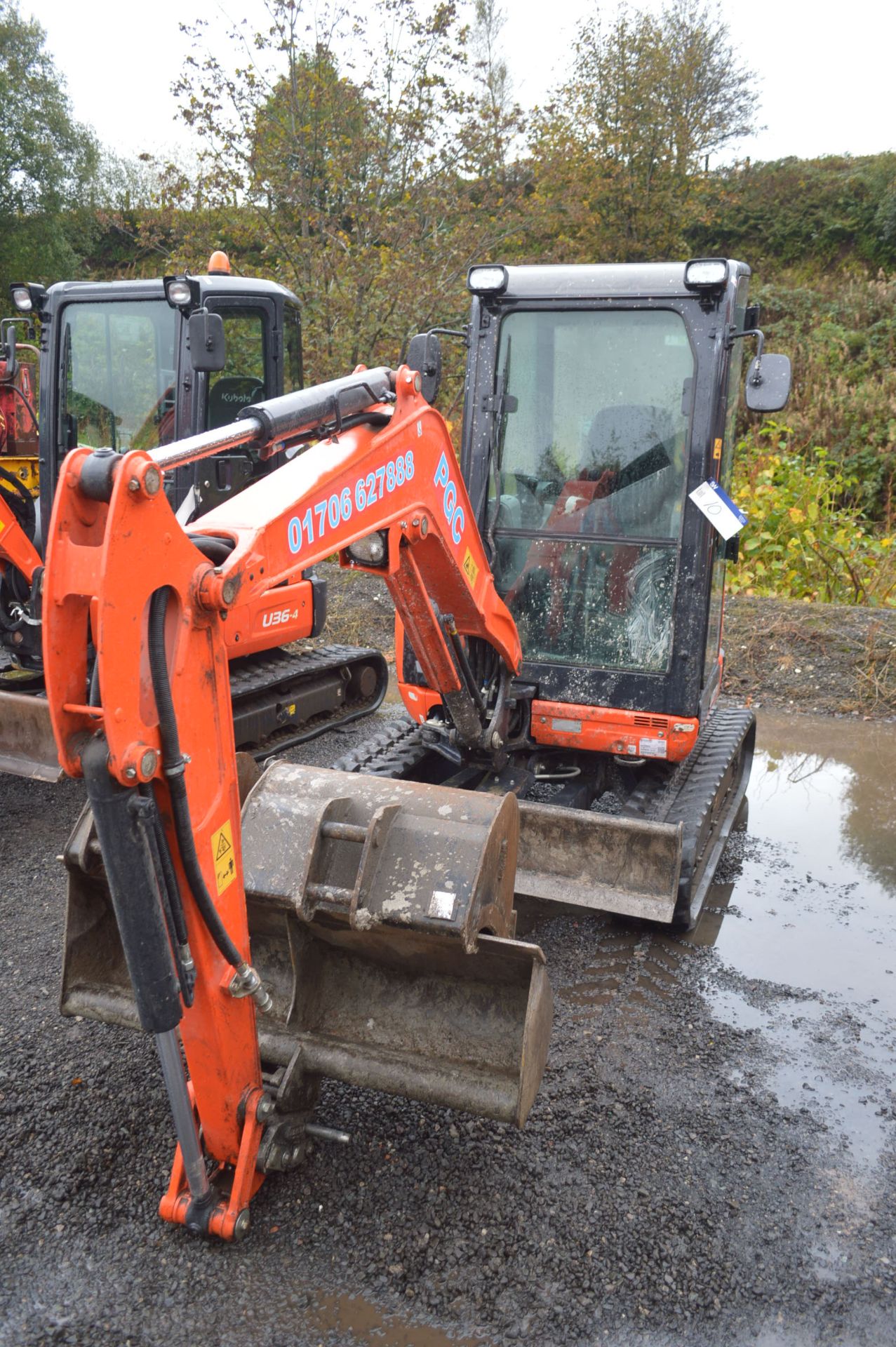 Kubota U27-4 Tracked Mini Excavator, identification no. KBCU0274_KZC65228, year of manufacture 2019,