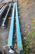 Two Steel RSJ’s, each approx. 5.7m x 160mm