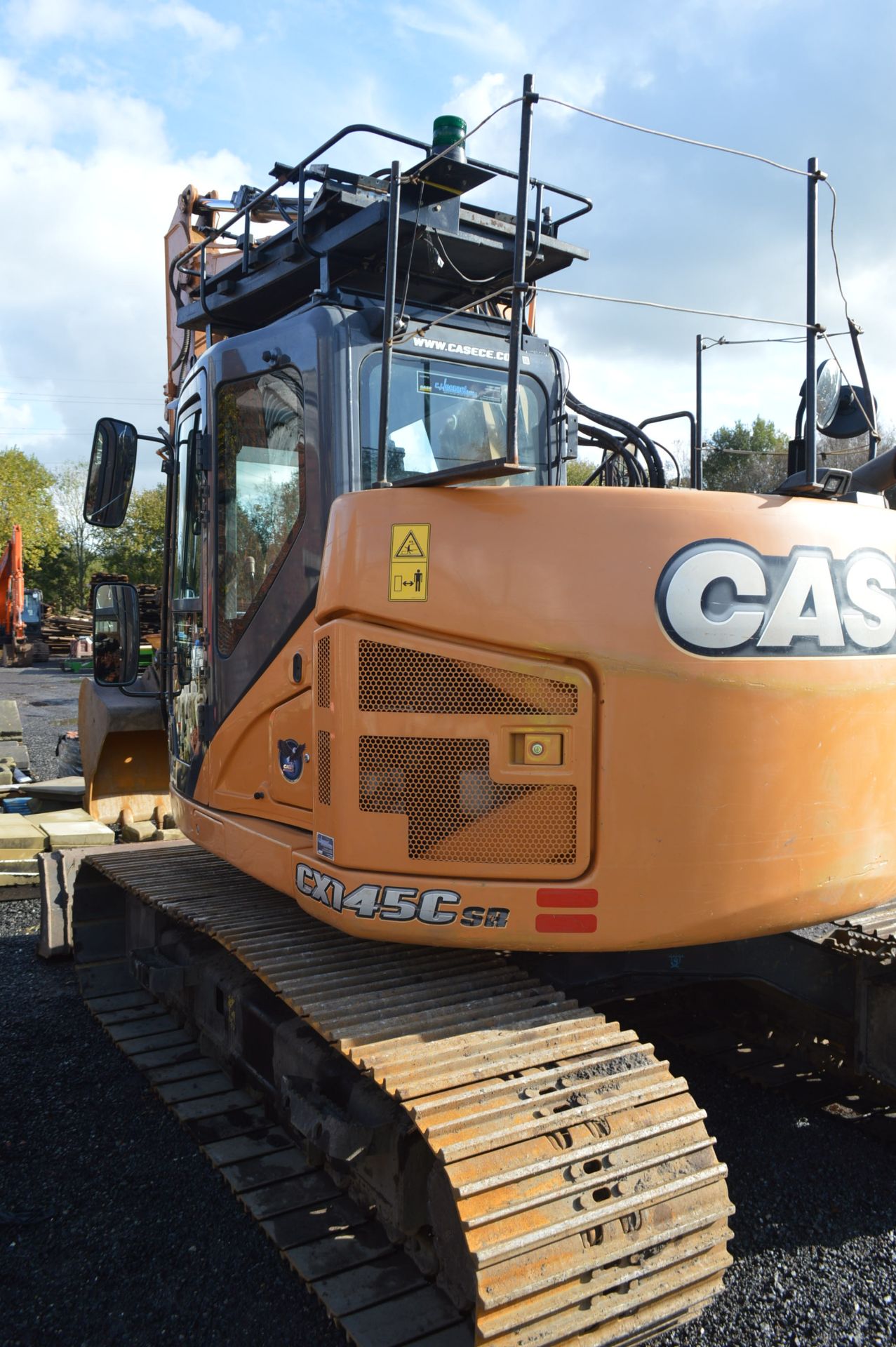 Case CX145C SR Tracked Excavator, identification no. DCH145R6NEE6EL227, year of manufacture 2014, - Image 6 of 7