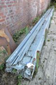 Assorted Galvanised Steel Sections, up to approx. 11m long (stillage excluded)