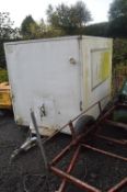 Single Axle Refrigerated Trailer, approx. 3m x 2m