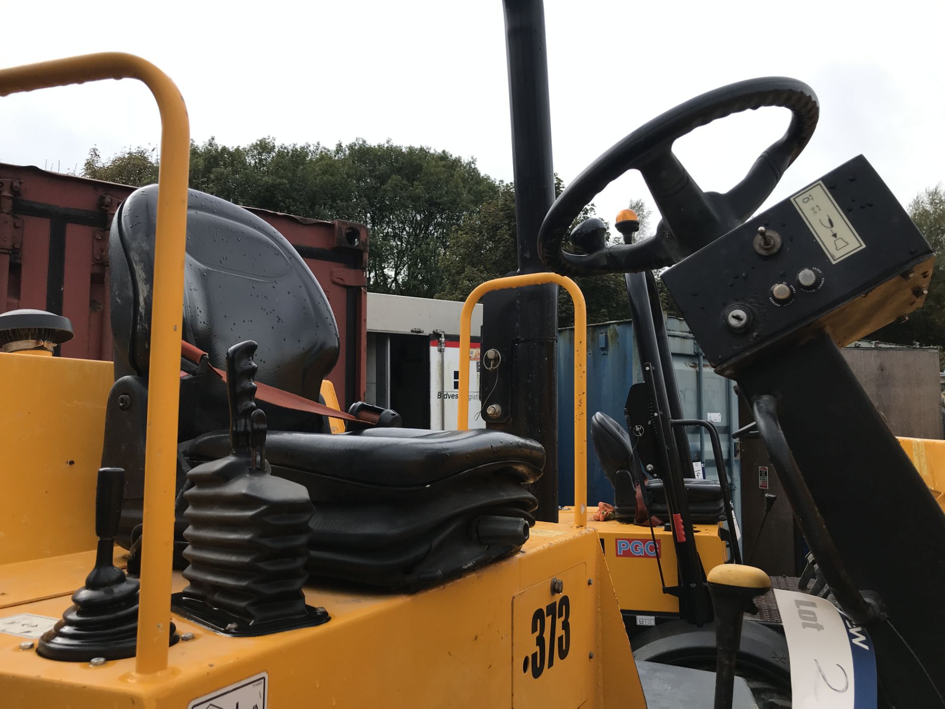 JCB 6TFT Powershuttle 6 Tonne Swivel Dumper, registration no. MW65 WUJ, year of manufacture 2015, - Image 5 of 7