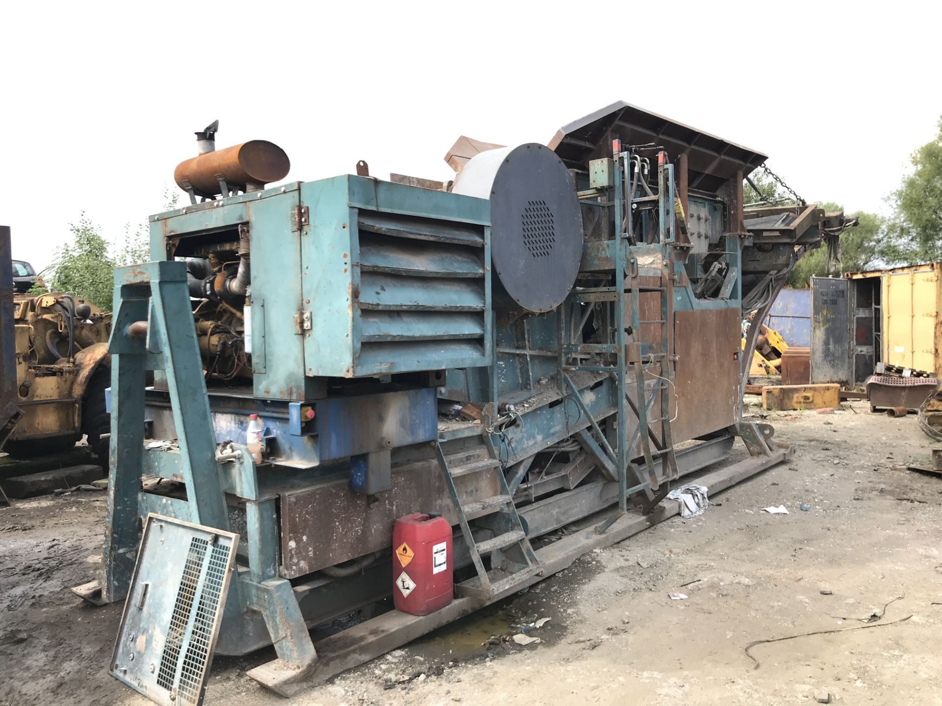 Brown Lenox Kue-Ken 30 x 18 Skid Mounted Jaw Crusher, serial no. ST1135, identification no. - Image 2 of 5