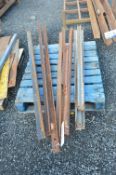 11 Steel Angle Lengths, up to approx. 2.6m long