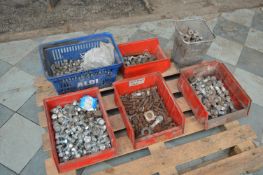 Assorted Bolts & Fastenings, as set out on pallet