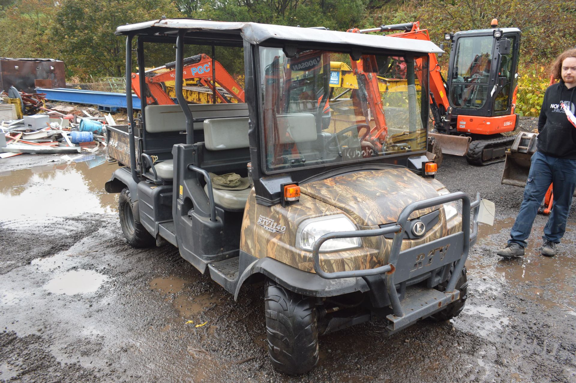 Kubota RTV 1140 CPX 4x4 Diesel Utility Vehicle, registration no. PE13 KHO, date first registered - Image 2 of 6