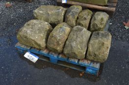 Assorted Stone Blocks, as set out on one pallet