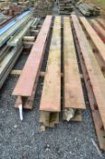 Three Steel RSJ’s, each approx. 5.3m x 260mm