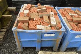 Assorted Bricks, as set out on one plastic box