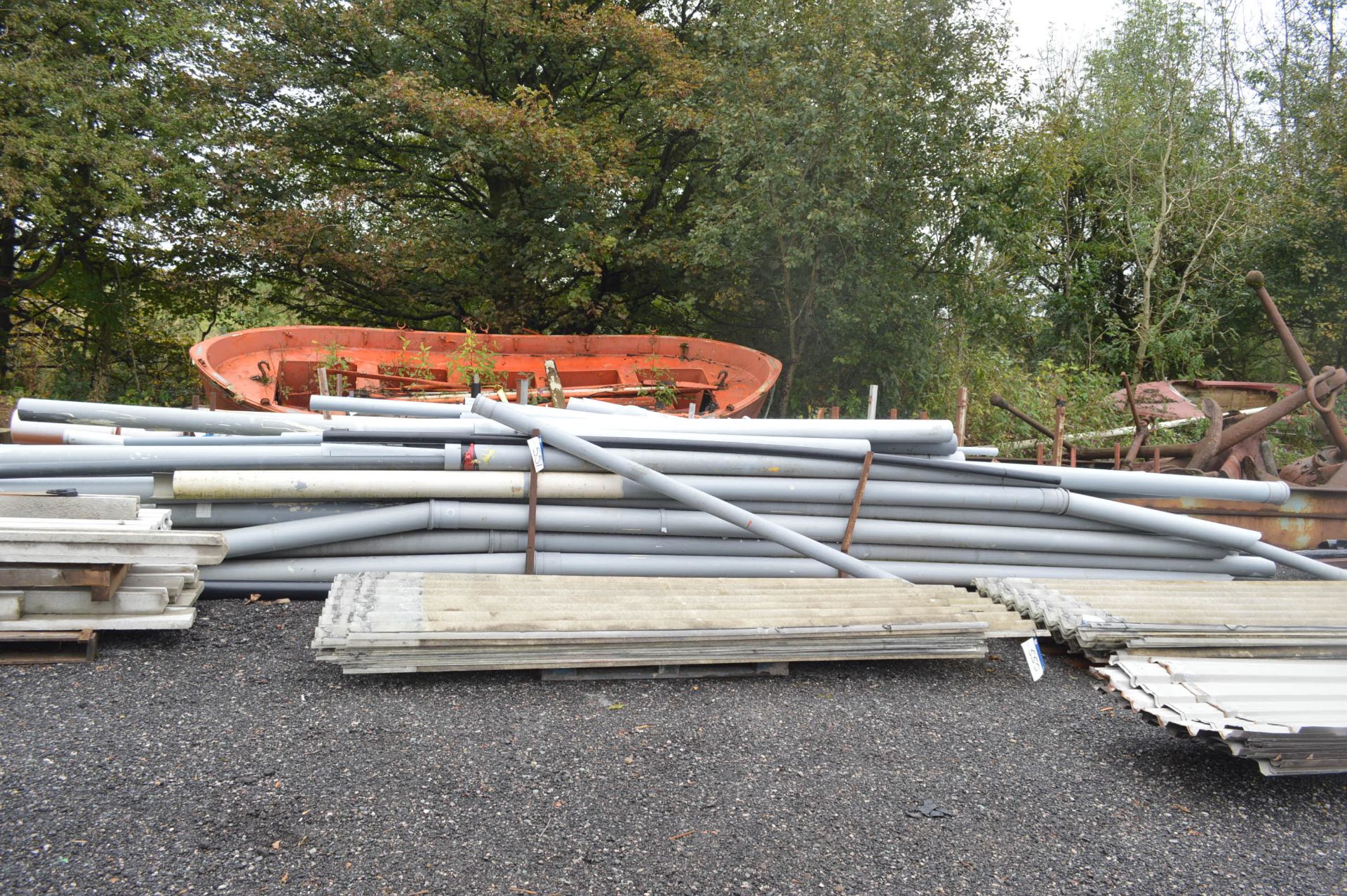 Assorted Plastic Piping, up to approx. 9.3m (stillage excluded)