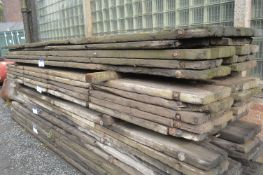 Assorted Timber Boards, up to approx. 5m x 400mm x 100mm, in one stack