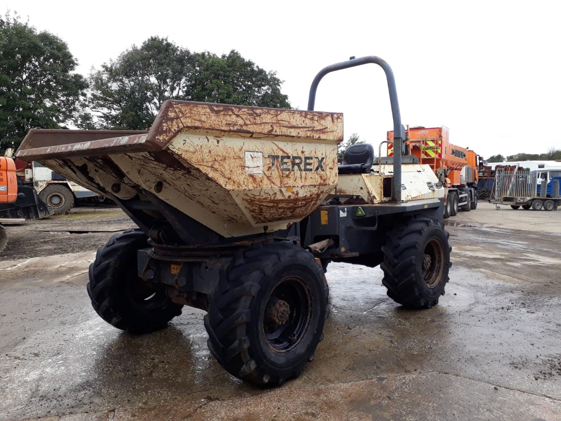 Benford Terex PS6000 6 Tonne Swivel Skip Dumper, serial no. E604FK155, year of manufacture 2007,