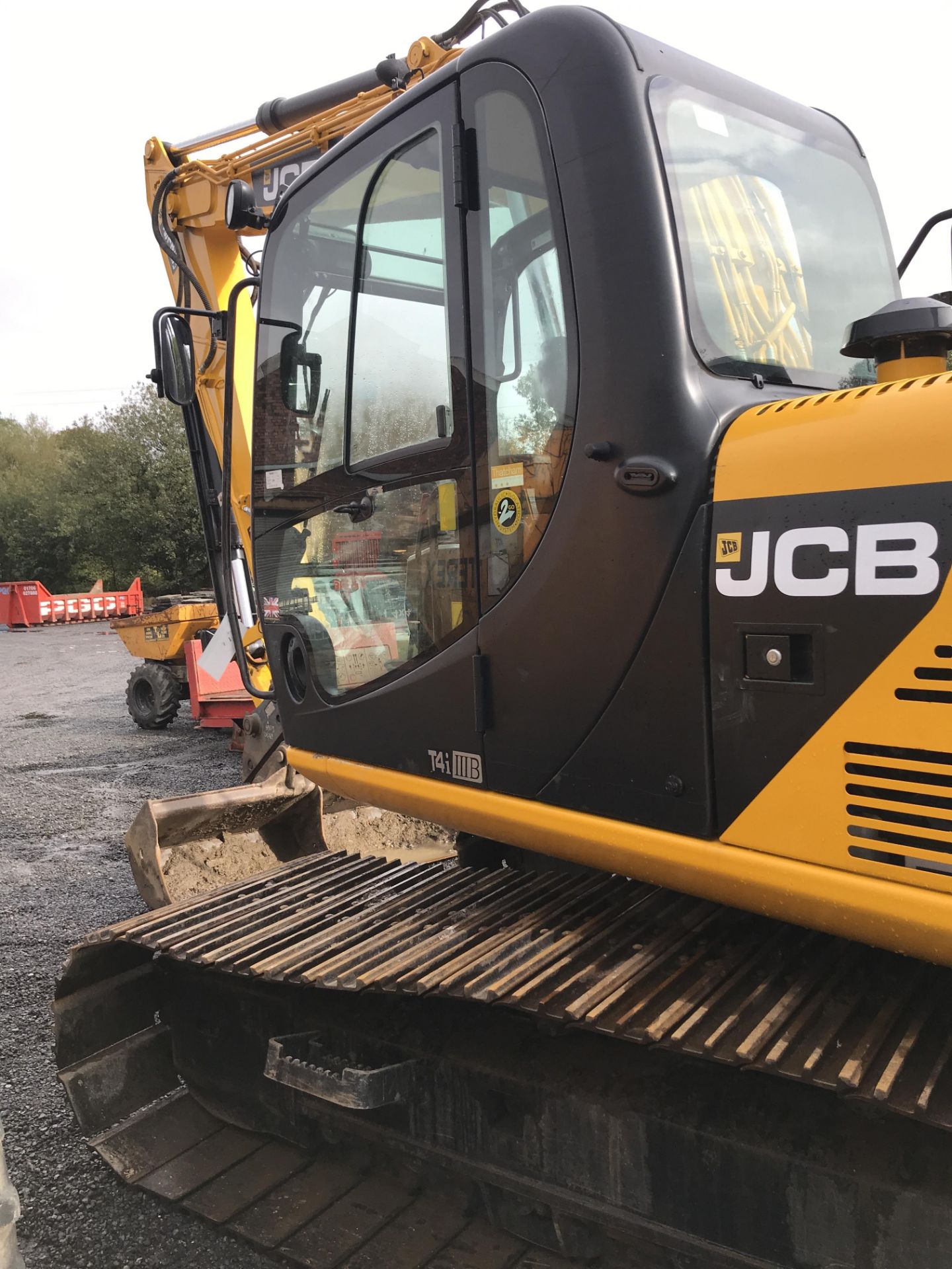 JCB JS145LC Tracked Excavator, vin no. 2307616, year of manufacture 2015, indicated hours 3,115 ( - Image 3 of 9