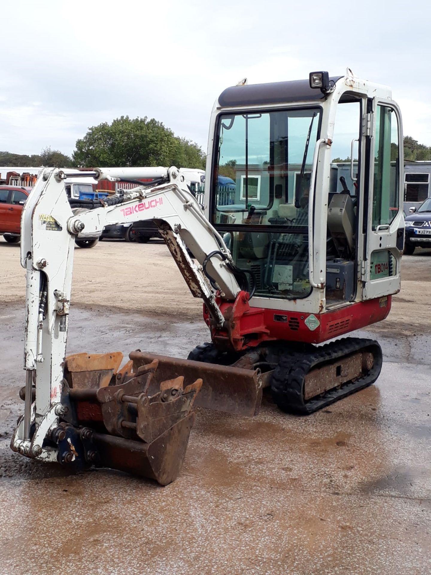 Takeuchi TB014 Tracked Excavator, serial no.11410336, year of manufacture 2007, indicated hours 2,