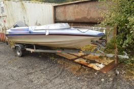 Magnum 55 Petrol Boat, ref. no. PC-4053, with Suzuki 100 microlink ignition and Snipe TUP boat