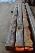 Timber Beam, approx. 3.6m x 300mm
