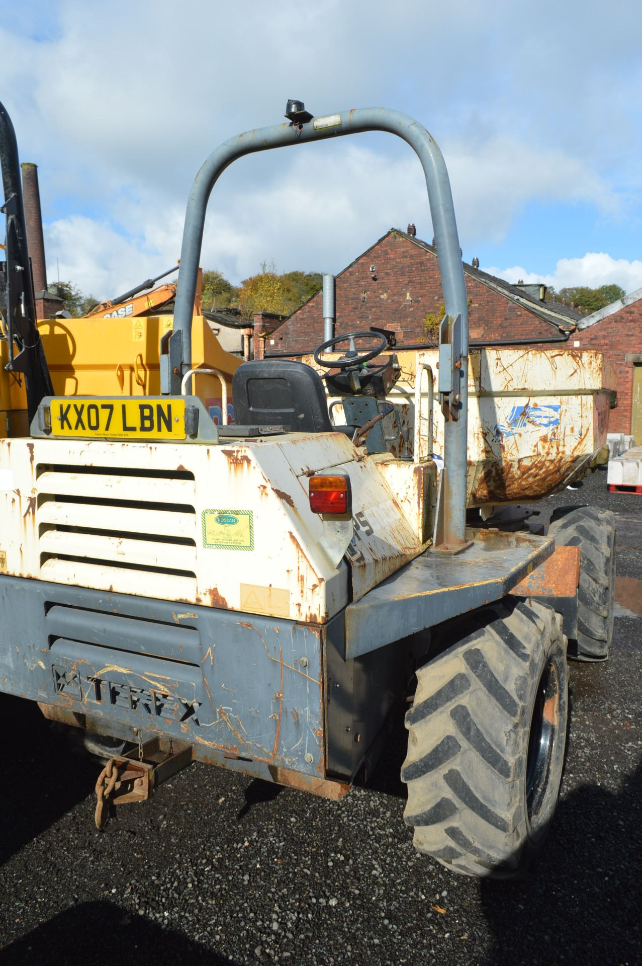 Benford Terex PS6000 6 Tonne Swivel Skip Dumper, serial no. E604FK155, year of manufacture 2007, - Image 6 of 6