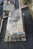 Stone Block, approx. 1m x 500mm x 400mm, as set out on pallet