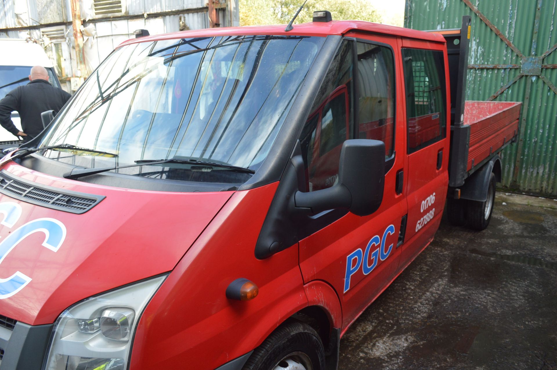 Ford Transit Trend 350 Double Cab Diesel Tipper, registration no. ML12 PZU, date first registered - Image 4 of 7