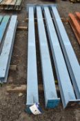 Four Steel RSJ’s, each approx. 3.4m x 160mm