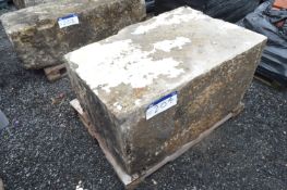 Stone Block, approx. 1.2m x 850mm x 600mm, as set out on pallet