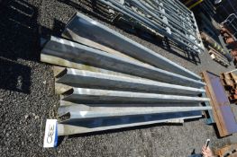 Galvanised Steel Profile Lengths, approx. 2.7m