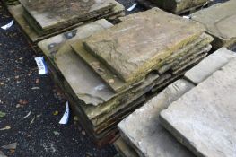 Assorted Stone Slates, up to approx. 900m x 600mm x 100mm, as set out on one pallet