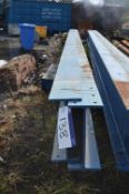 Two Steel RSJ’s, approx. 9m x 400mm