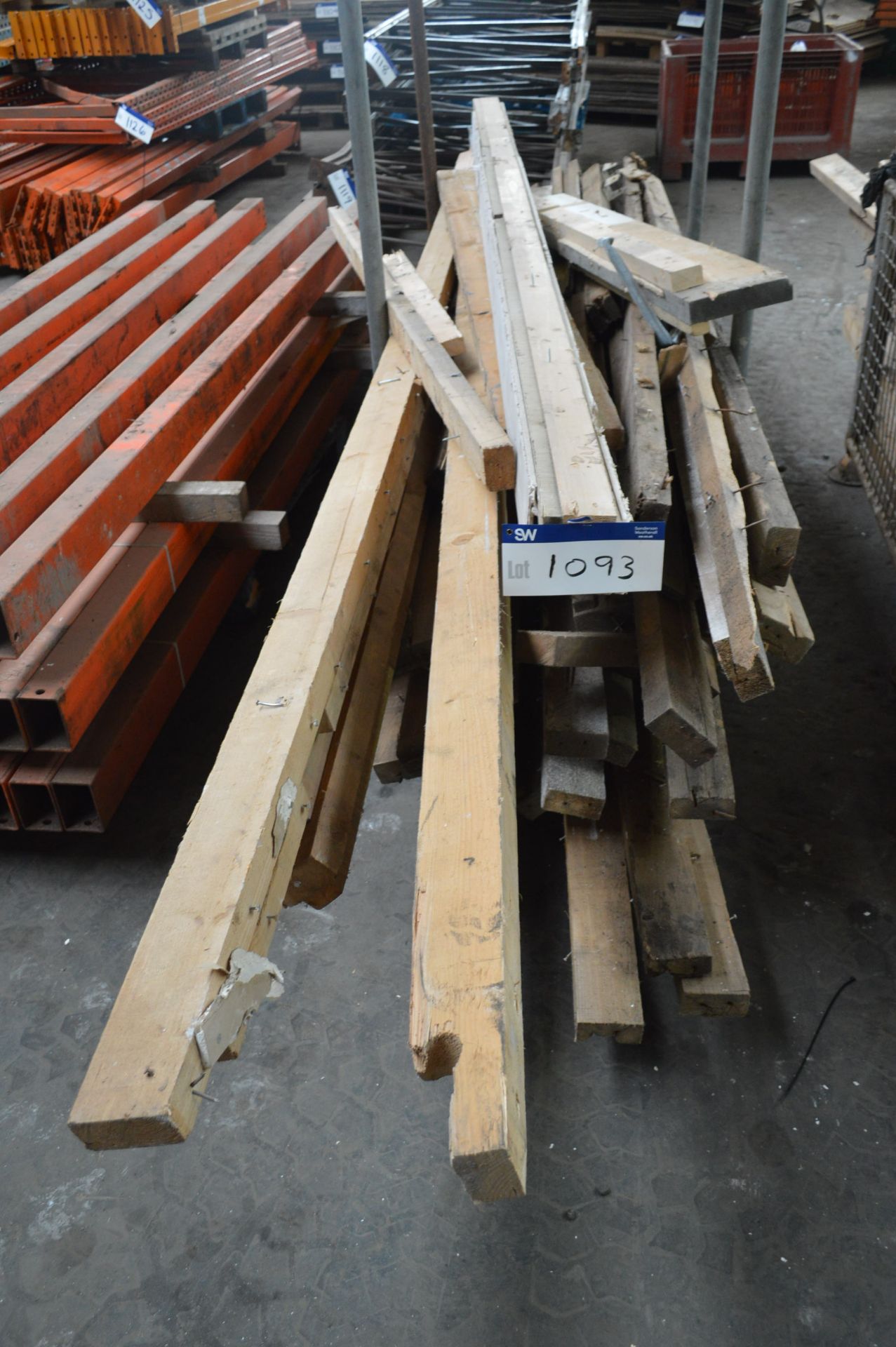 Assorted Lengths of Timber, in one post pallet (post pallet excluded)