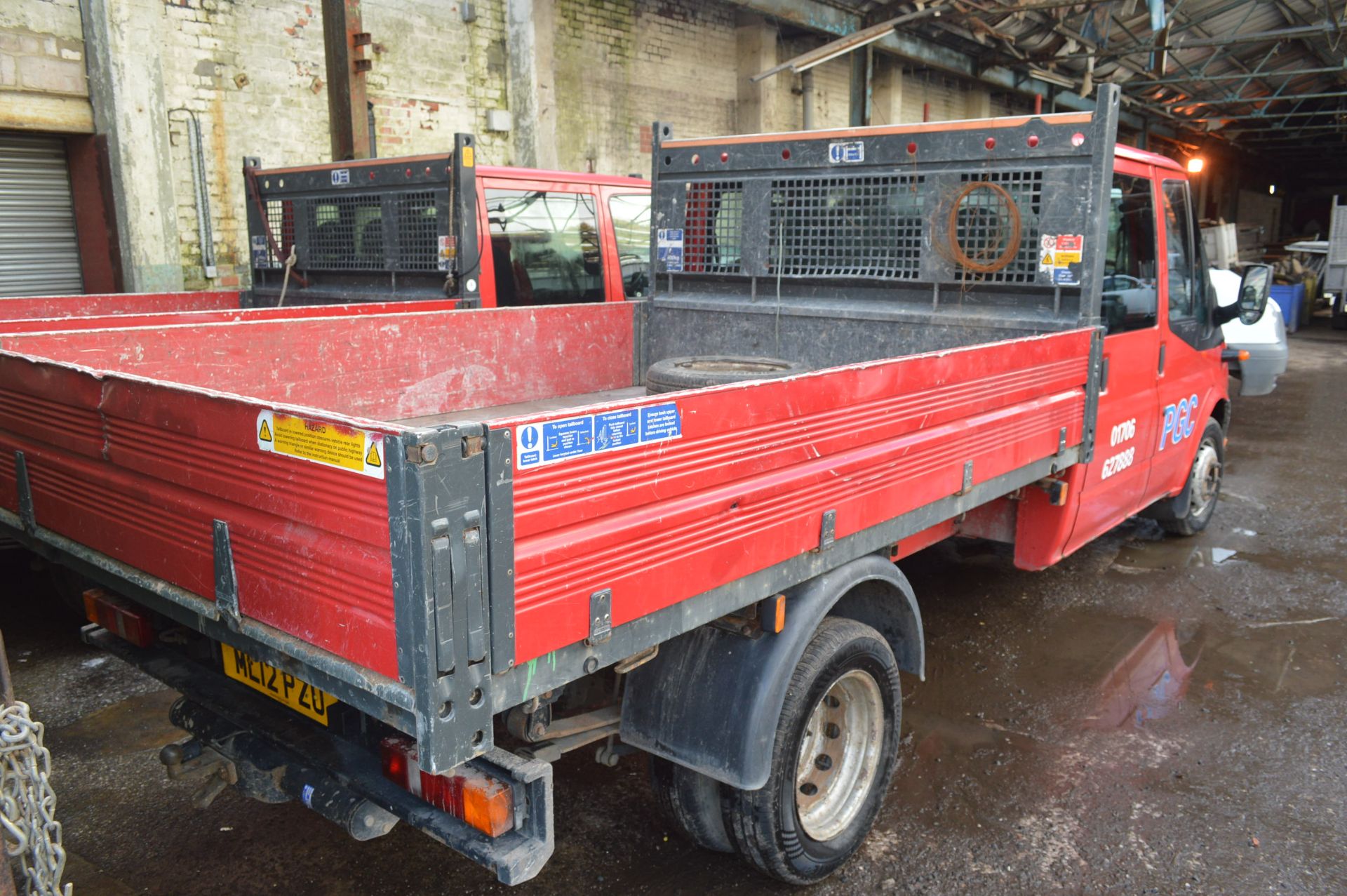 Ford Transit Trend 350 Double Cab Diesel Tipper, registration no. ML12 PZU, date first registered - Image 3 of 7