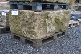 Stone Block, approx. 1.25m x 850mm x 500mm