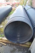 Plastic Tube, each approx. 6.4m x 1m dia.