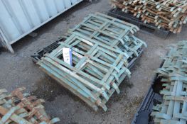Approx. 25 Fence Panel Feet, as set out on pallet
