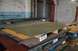 Two Chequer Plates, up to approx. 1.8m x 1.3m