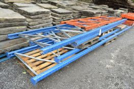 Five Assorted Rack Uprights, up to approx. 7.1m long