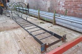 Hooped Steel Access Ladder, approx. 5.2m overall
