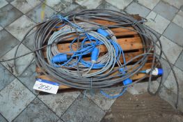 Extension Cables, 240V, as set out on pallet