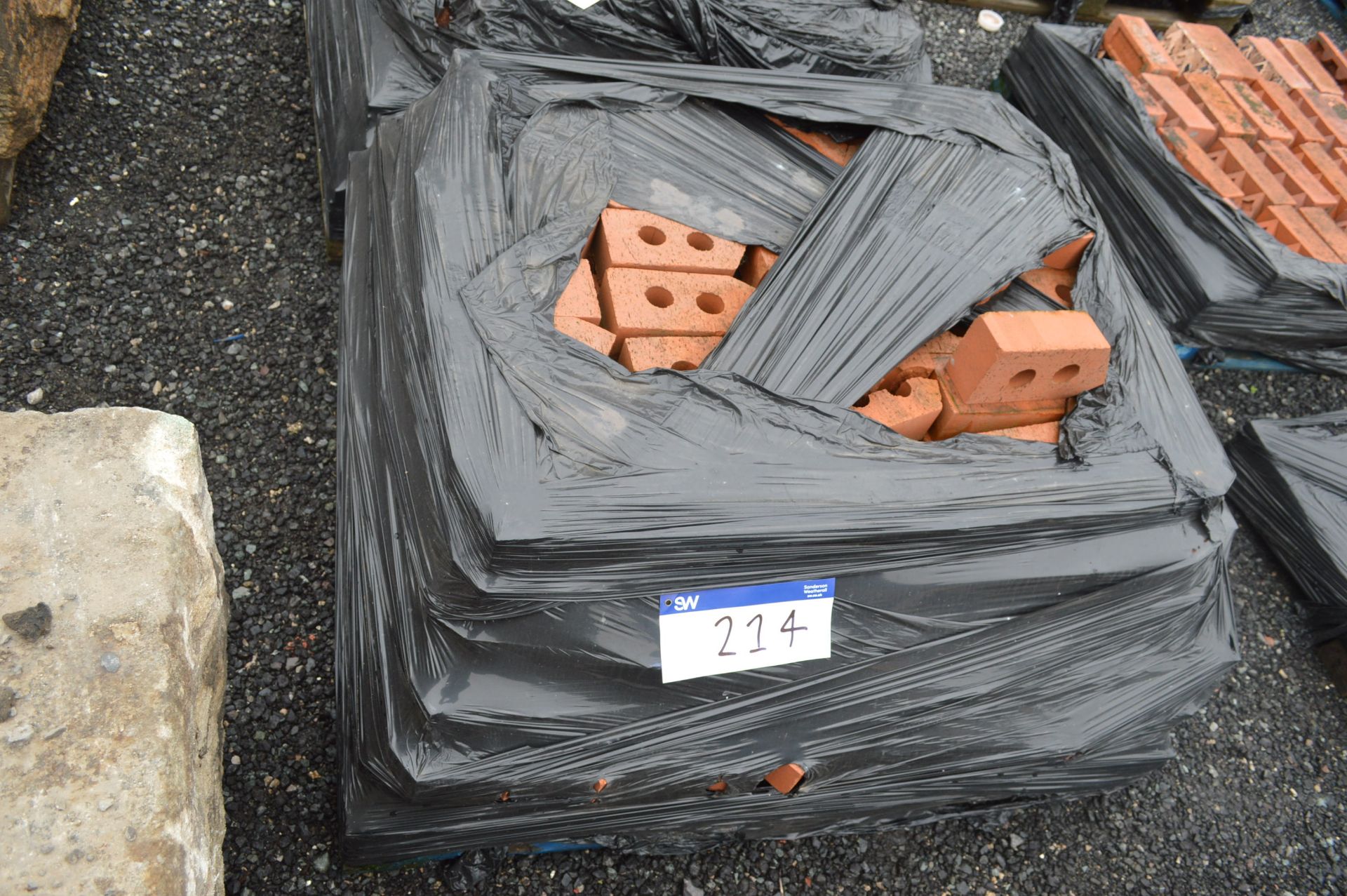 Angle Bricks, as set out on pallet