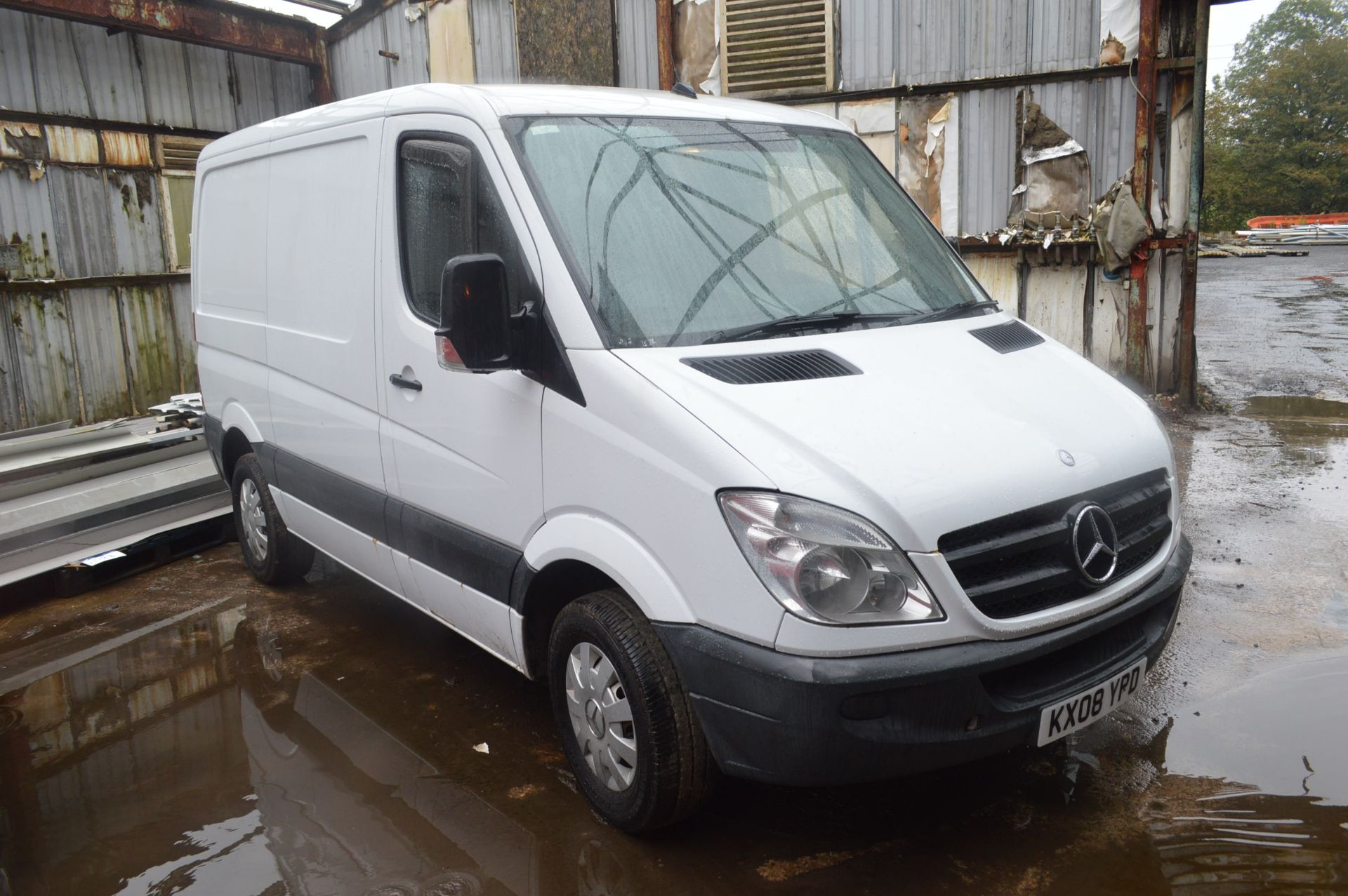 Mercedes Benz Sprinter 311CDI Short 3.5t Diesel Panel Van, registration no. KX08 YPD, date first