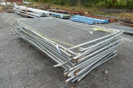 Approx. 20 Heres Fence Panels, each approx. 3.4m x 2m