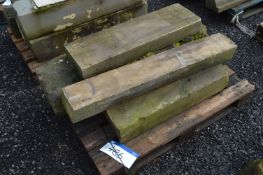 Assorted Stone Lengths, up to approx. 1.1m long, as set out on one pallet